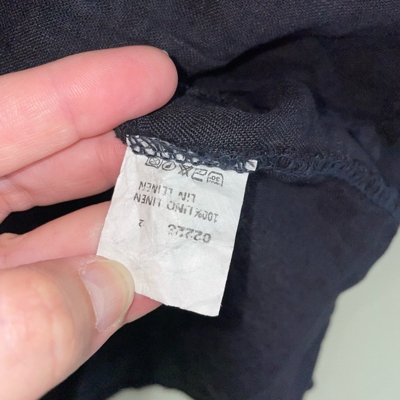 Nina Kendosa Paris Eggplant Purple Melissa Linen Mini Dress One Size - Picture 9 of 9